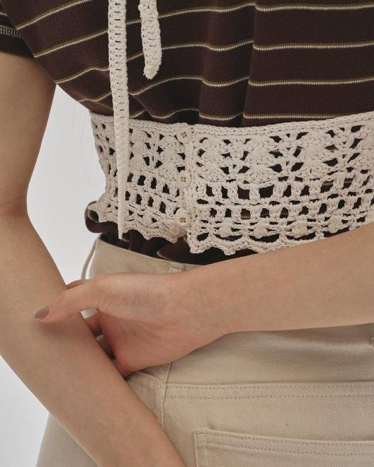 TODAYFUL (トゥデイフル）Crochet Knit Bustier☆ 25秋冬予約