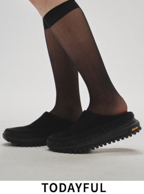 靴 todayful/Volume Sole Sabot 25FW先行予約】TODAYFUL(トゥデイフル)/VIBRAMSOLE LEATHER