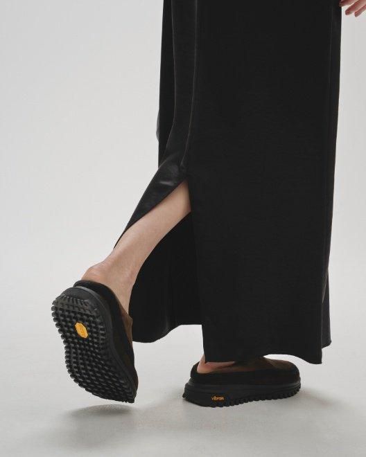 todayful Chunky Heel Sabot ブラック todayful Chunky Heel Sabot ブラック