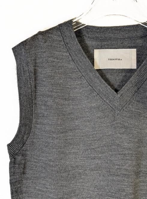 TODAYFUL (トゥデイフル）Seamless Knit Vest 25秋冬予約