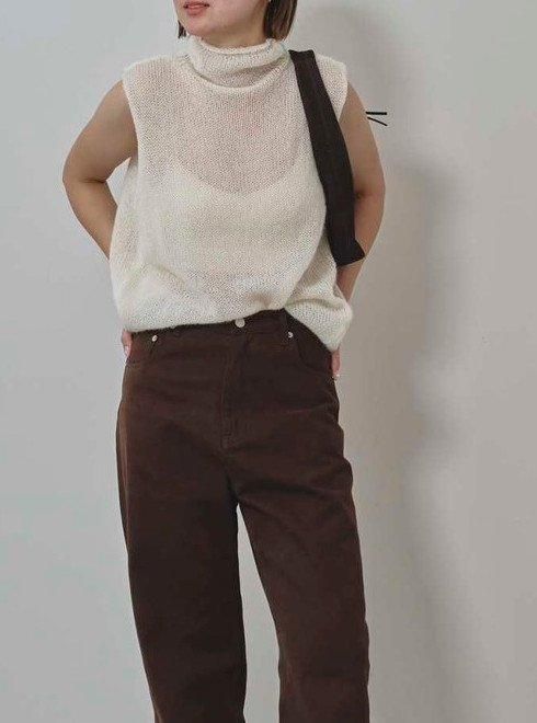 TODAYFUL (トゥデイフル）Woolmohair Turtle Knitvest☆ 25秋冬