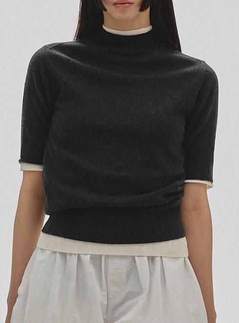 TODAYFUL (トゥデイフル）Halfsleeve Highgauge Knit☆ 25秋冬