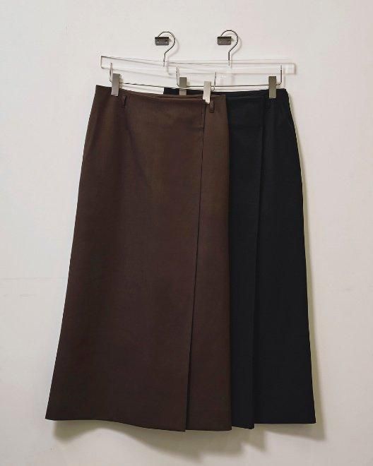 TODAYFUL (トゥデイフル）Twill Wrap Skirt☆ 25秋冬予約【12520802