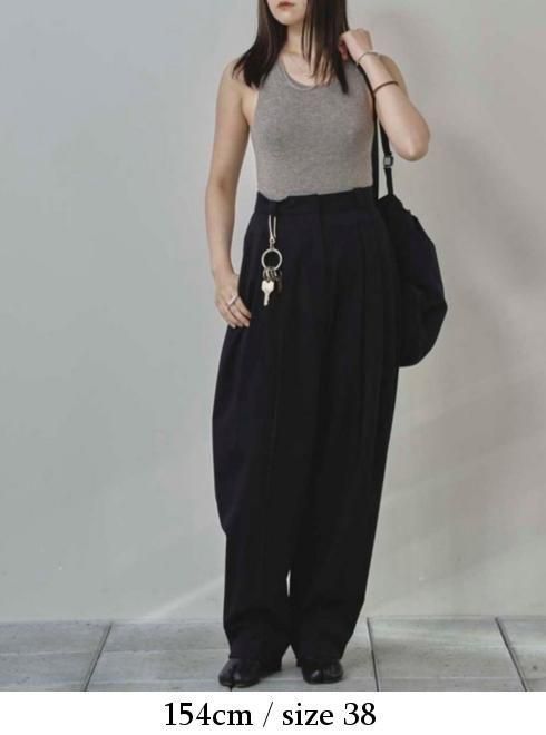 TODAYFUL (トゥデイフル）Tapered Tuck Trousers☆ 25秋冬