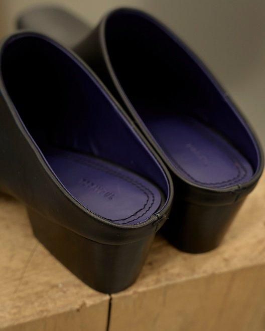 TODAYFUL (トゥデイフル）Squaretoe Leather Sabot☆ 25秋冬予約