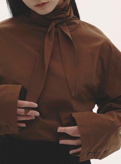 TODAYFUL (トゥデイフル）Roundhem Tie Blouse☆ 25秋冬予約【12520408