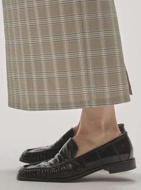 TODAYFUL スクエアトゥギャザーローファー シューズ 25秋冬 TODAYFUL (トゥデイフル）Squaretoe Gather Loafers☆ 25秋冬