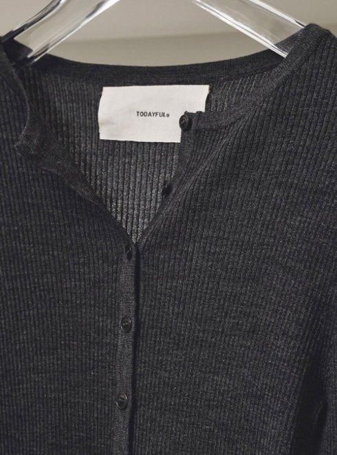 TODAYFUL (トゥデイフル）Silkwool Knit Cardigan☆ 25秋冬予約