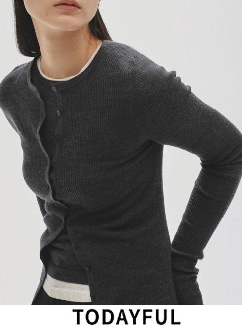 TODAYFUL (トゥデイフル）Silkwool Knit Cardigan☆ 25秋冬予約