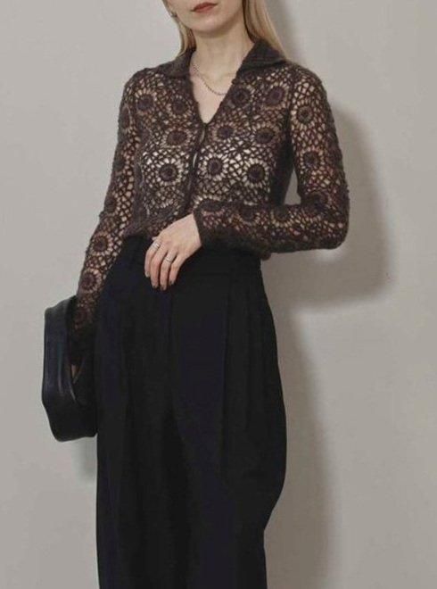 トップス todayful Mohair Crochet Knitshirts TODAYFUL(トゥデイフル) / Life's online store（ライフズ