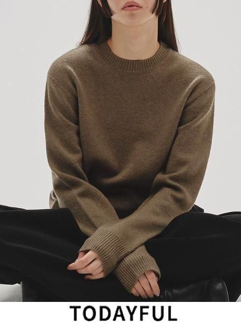 TODAYFUL (ȥǥե<br>Cashmere Seamless Knit  25ߡ12520507ۥ˥åȥȥåץ