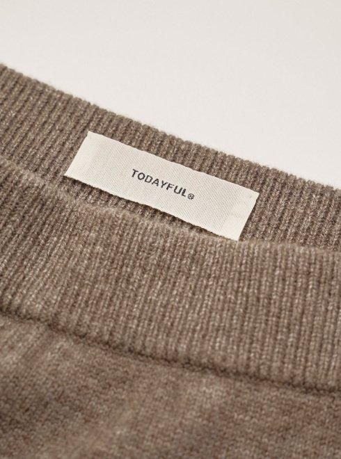 TODAYFUL Cashmere Knit Bloomer モカ TODAYFUL (トゥデイフル）Cashmere Knit Bloomer☆ 25秋冬予約