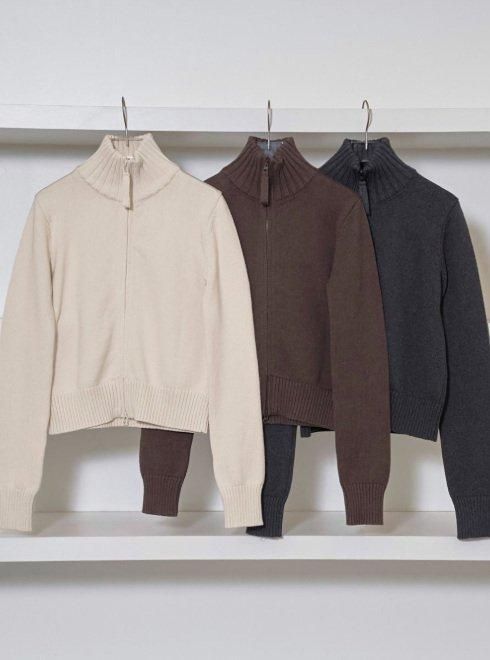 トップス TODAYFUL 25AW Compact Zip Knit TODAYFUL(トゥデイフル) / Life's online store（ライフズ