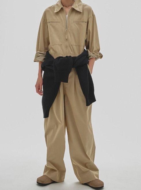 TODAYFUL (トゥデイフル）Twill Zip Combinaison☆ 25秋冬【12520304