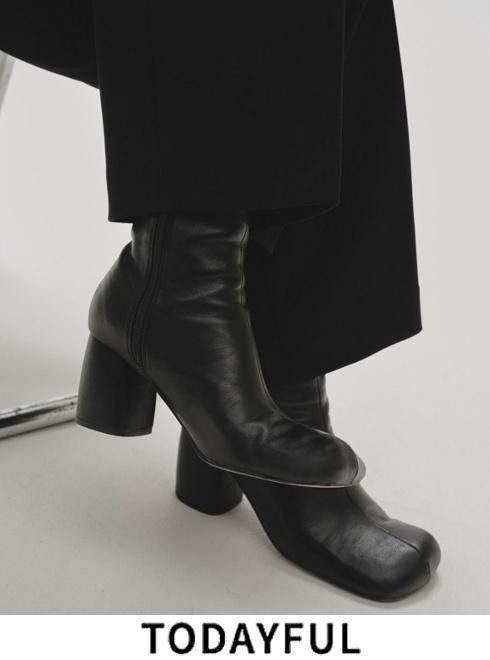 TODAYFUL (トゥデイフル）Square Short Boots 25秋冬【12521006