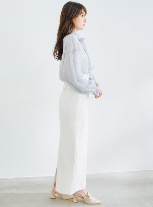 COCODEAL (ココディール）シアーリボンブラウス 25春夏