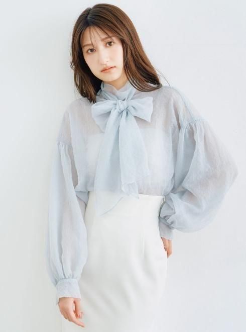 【即完品】COCODEAL シアーフリルブラウス シアーフリルブラウス｜PETAL ONLINE（ペタルオンライン）