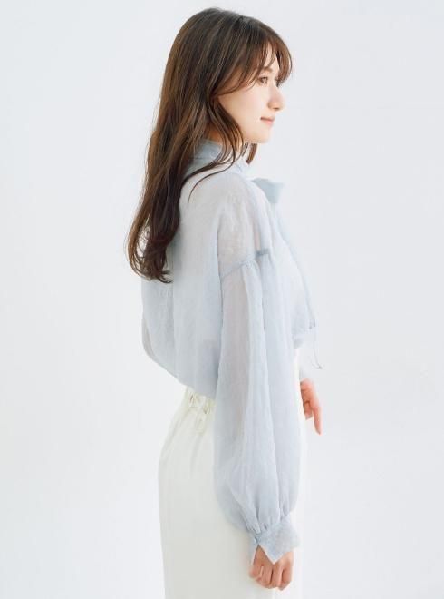 COCODEALシアーリボンブラウス COCODEAL (ココディール）シアーリボンブラウス 25春夏
