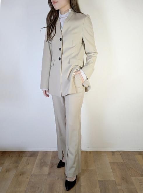 COCODEAL (ココディール）フロントベンツフレアパンツ 25春夏