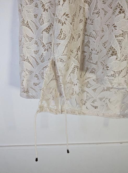 hella (ヘラ)flower lace hoodie 25秋冬【h253-13】スウェット