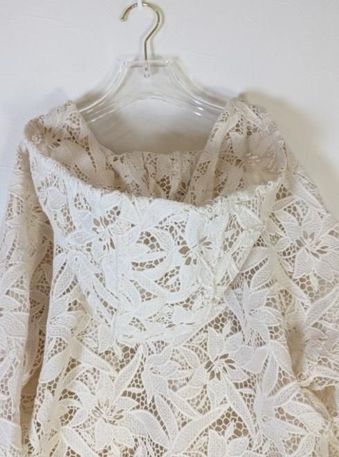 hella (ヘラ)flower lace hoodie 25秋冬【h253-13】スウェット