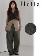 Hella ヘラ silk nep collarless jacket ブラウン silk nep collarless jacket - Hella (ヘラ）公式通販サイト