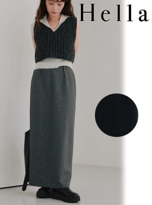hella (إ)<br>melange tight skirt  25ߡh253-33ۥȥ bf25