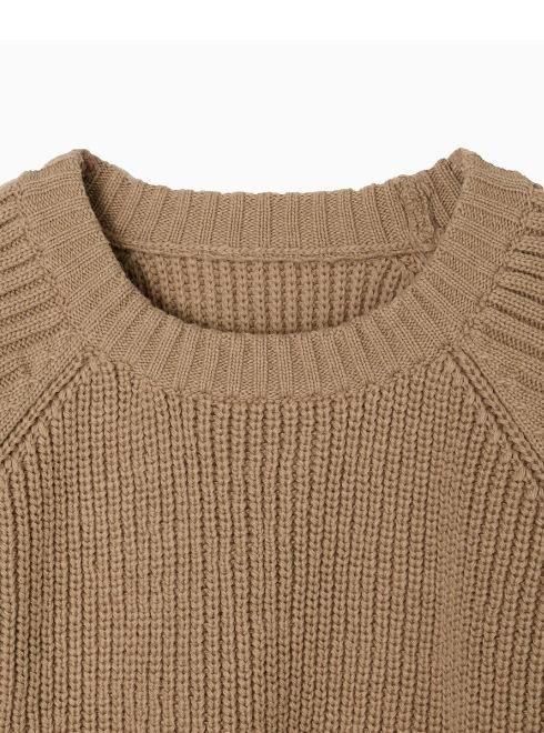 hella (ヘラ) cropped knit pullover 25秋冬【h253-93】ニットトップス