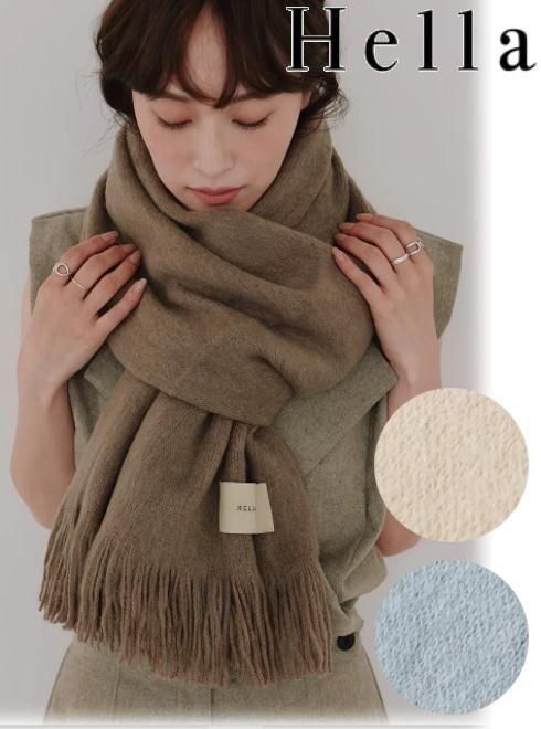 hella (إ)<br>shaggy stole  25ߡh253-100ۥޥե顼ȡ 
