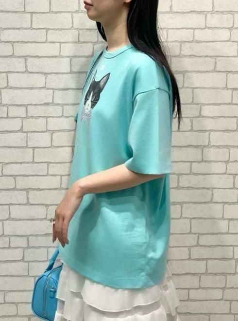 FURFUR （ファーファー)上國料萌衣コラボ HanaプリントTシャツ