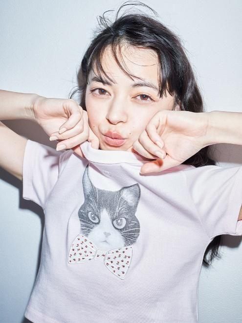 hana 様 FURFUR （ファーファー)上國料萌衣コラボ HanaプリントTシャツ