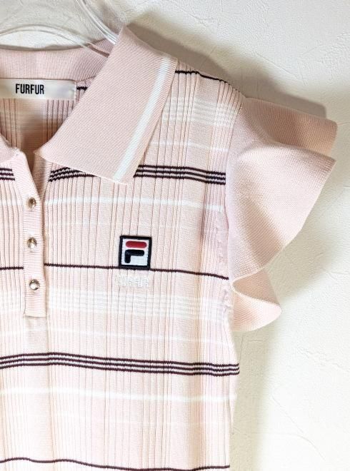 FURFUR （ファーファー)FILAコラボニットワンピース 25春夏