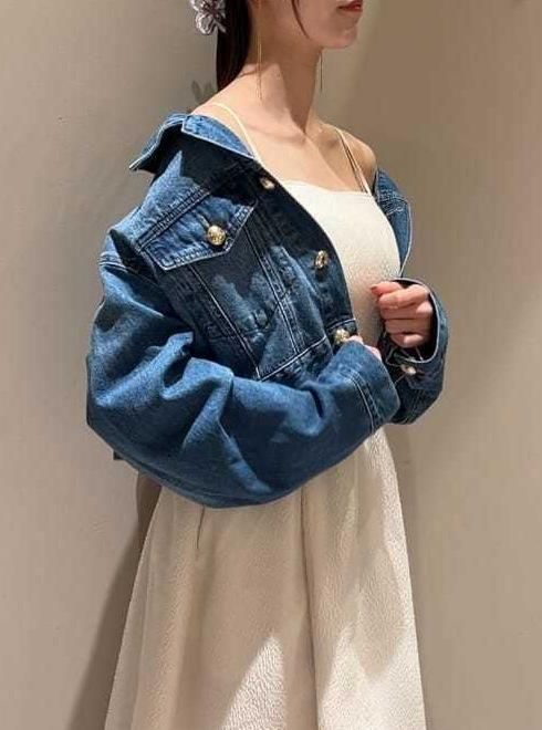 snidel （スナイデル）SustainaクロップドGジャン 25春夏