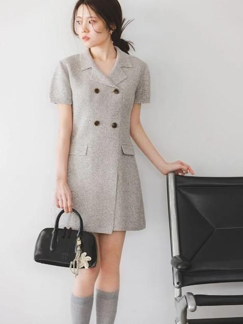 SNIDEL - snidel♡ ニットワンピ♡ ワンショルリボンニットワンピース(マキシ・ロングワンピース