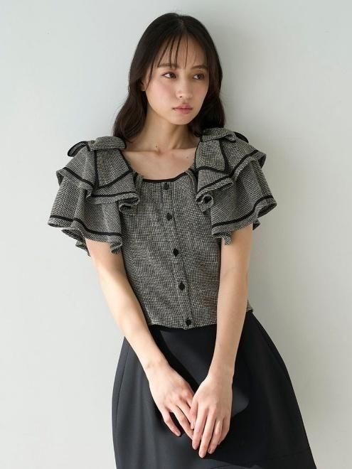 SNIDEL snidel / スナイデル スクエアスリーブブラウス 25春夏