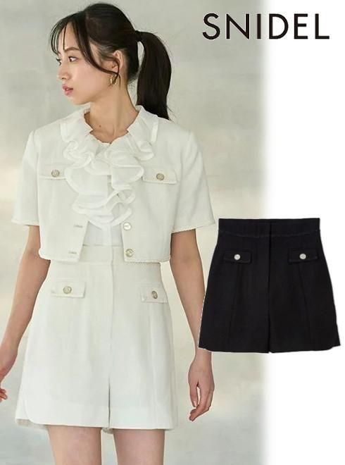 snidel （スナイデル）サマーツイードショートパンツ 25春夏