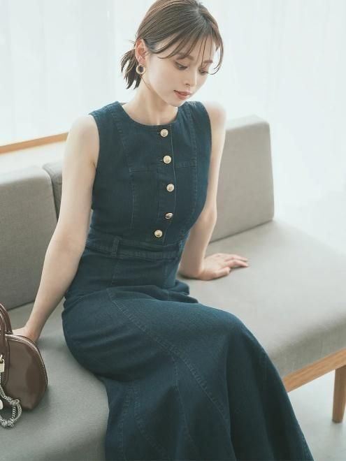 snidel （スナイデル）デニムマーメイドワンピ 25春夏.予約