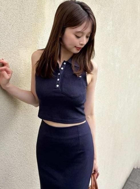 Snidel☆パールフレアワンピース snidel （スナイデル）バックリボンシフォンワンピース 25春夏