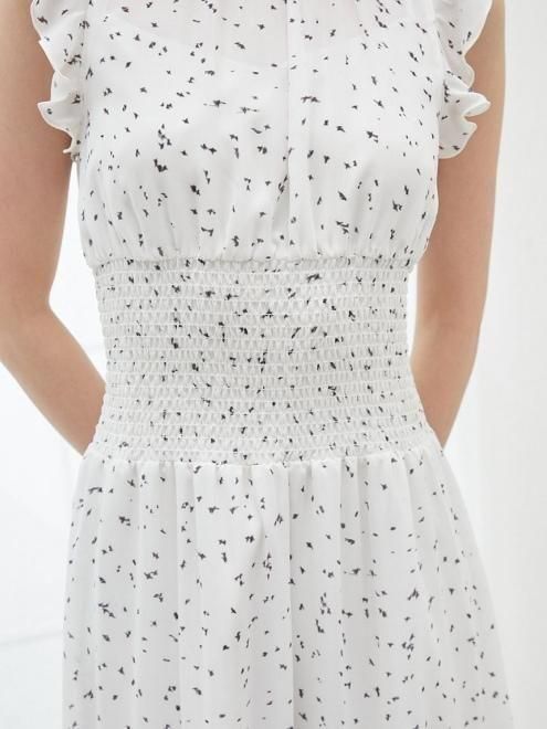 snidel （スナイデル）ノースリーブプリントワンピ 25春夏