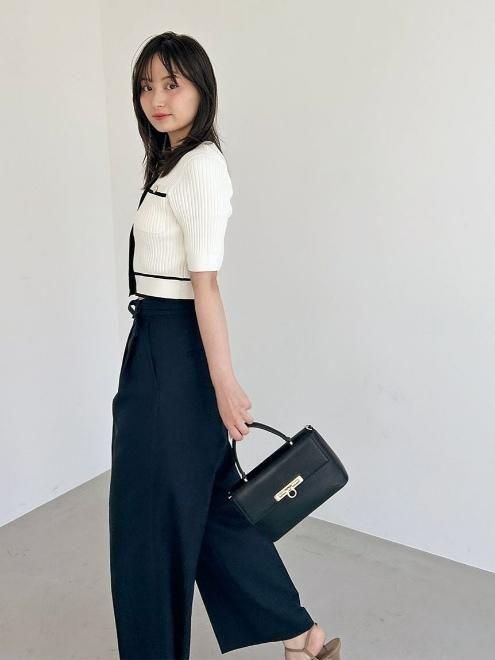 snidel （スナイデル）メタルボタンニットセットアップ 25春夏