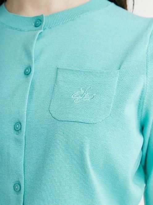 カリグラフィーポケット刺繍カーディガン(カーディガン)｜TOPS