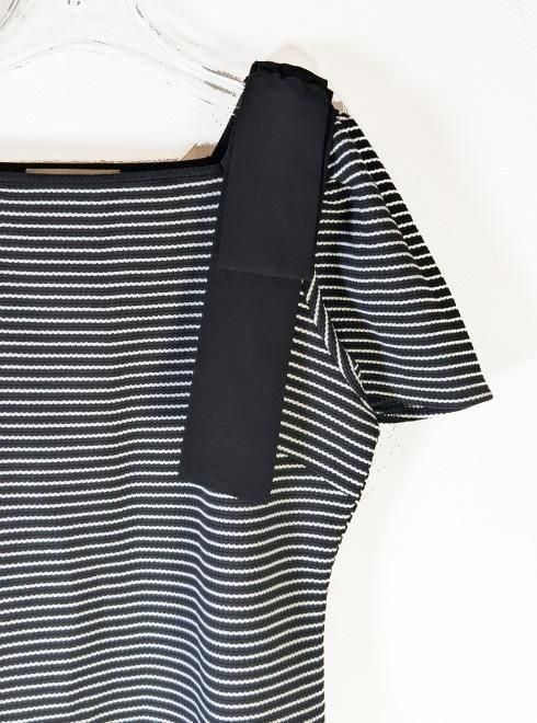 ショルダーリボンカットトップス(カットソー)｜TOPS（トップス