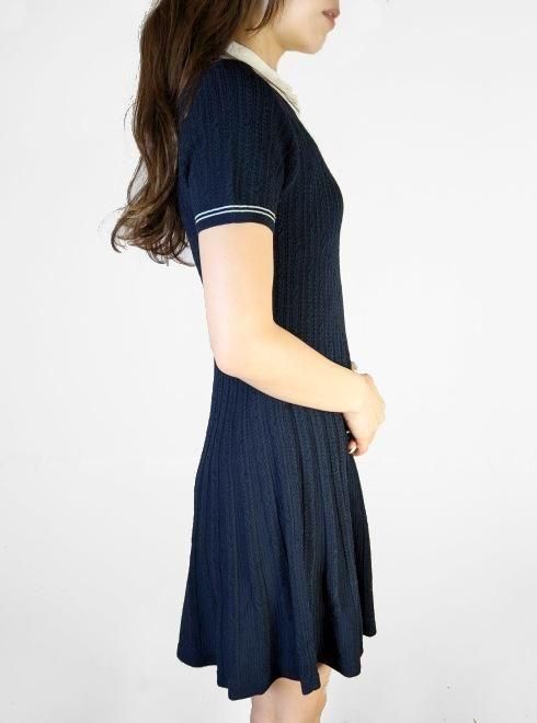 Lily Brown （リリーブラウン)ポロニットミニワンピース 25春夏