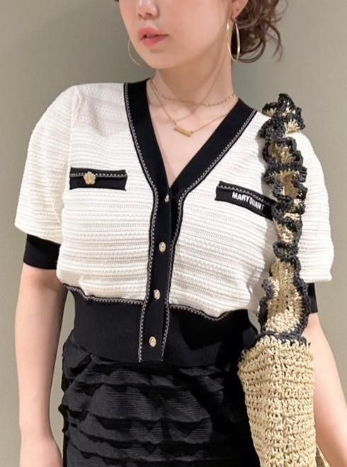 最安価格 Lily Brown 25春 QUANT】ニットカーデ （リリーブラウン)【MARY トップス