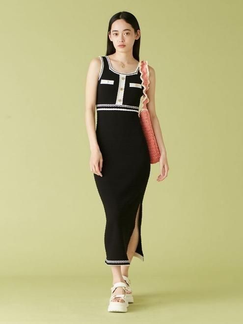 大人気アイテム Lily QUANT】'ニットワンピース （リリーブラウン)【MARY Brown ワンピース