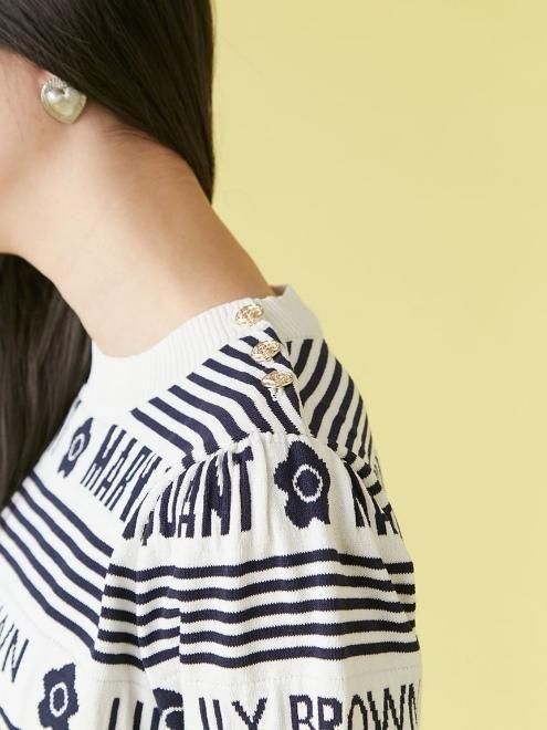 Lily Brown （リリーブラウン)【MARY QUANT】ジャガードニット