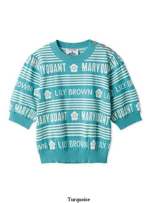Lily Brown （リリーブラウン)【MARY QUANT】ジャガードニット