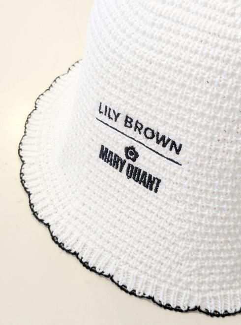 Lily Brown （リリーブラウン)【MARY QUANT】サマーバケットハット 25