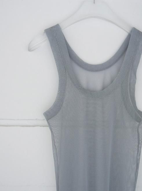 anuke (アンヌーク）Tulle Tank Top☆ 25秋冬予約【62520621