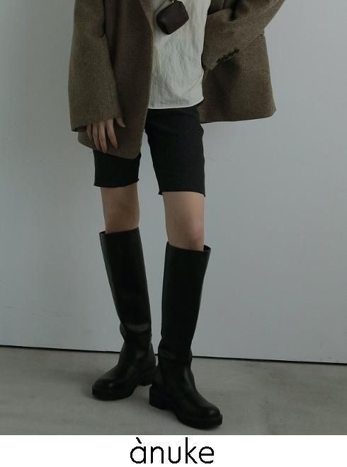 anuke アンヌーク Velour Short Tops 2025春夏新作 anuke アンヌーク 2025SpringSummer トップス Sheer Velour T